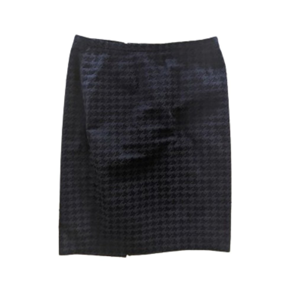 ---  TOMMY HILFIGER Black Gray Mini Short Pencil Skirt Size 6